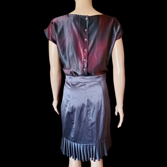 BCBGeneration Stylish Satiny Dress for Evening, Formal, or Wedding Wear - Picture 12 of 14